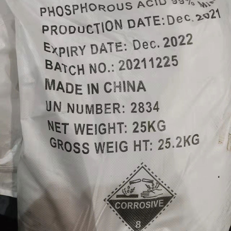 Phosphoriger saurer chemische Nahrungsmittelindustrieller Grad der Zusatz-H3PO3 CAS 13598-36-2