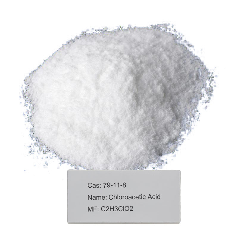 Industrielle Chloressigsäure CAS 79-11-8 der Grad-hohen Qualität für Schädlingsbekämpfungsmittel 98%Min.	Pulver-industrieller Grad