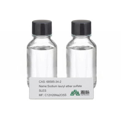 Natriumlauryläther sulfatiert CAS 68585-34-2 chemische Zusätze C12H26Na2O5S SLES AES