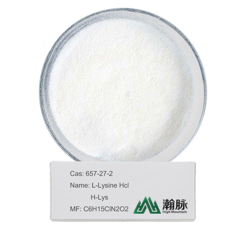 L-Lysin Hcl CAS 657-27-2 C6H15ClN2O2 H-Lys Lysinhydrochlorid
