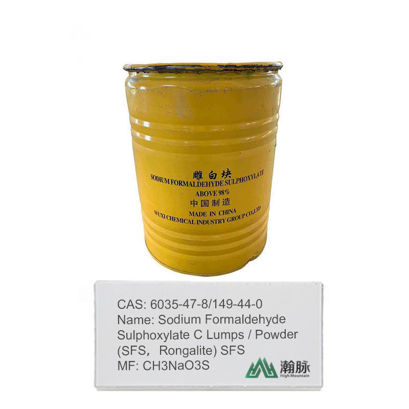 Rongalit/SFS Natriumformaldehyd Sulfoxylat CAS 6035-47-8,149-44-0 Hochaureres Reduktionsmittel für industrielle Verwendung