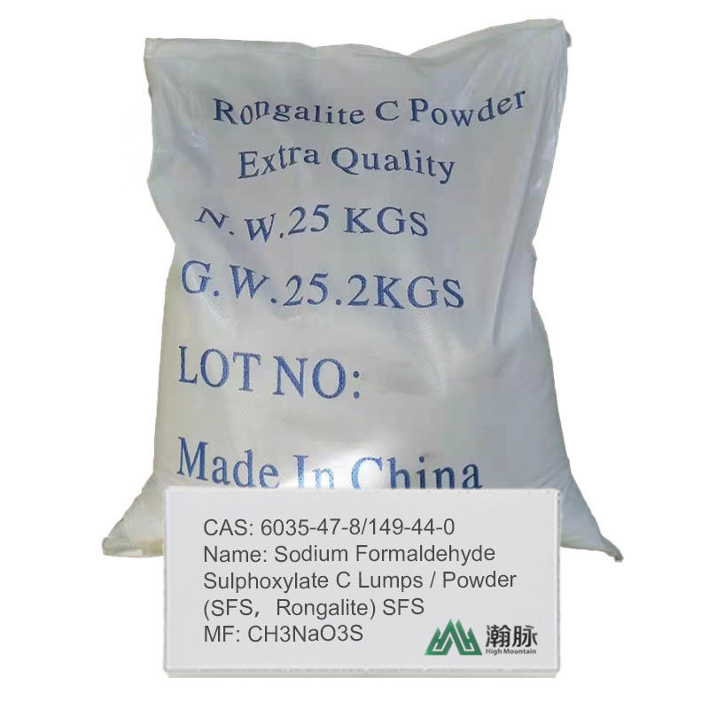 Mehrfachanwendungen SFS Chemical Natriumformaldehyd Sulfoxylat (CAS 6035-47-8) / Rongalit (149-44-0) 99% Reinheit